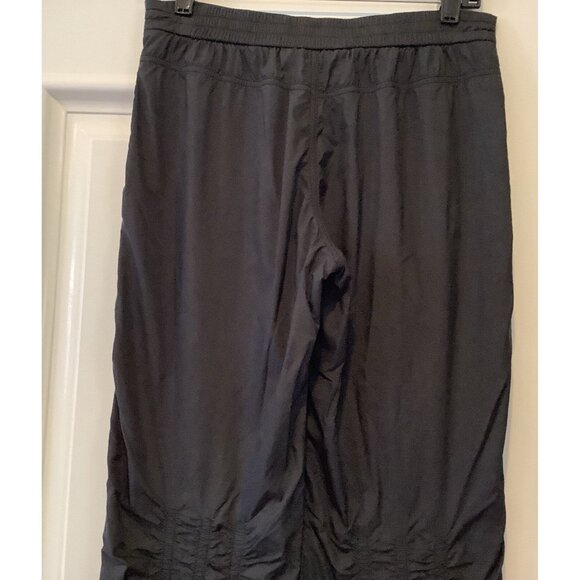 Tail Tech Pants Size Small Black Nylon Blend Athletic Rouched Legs Gym Tie Waist - Picture 6 of 14
